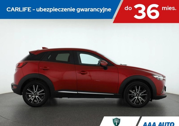 Mazda CX-3 cena 76000 przebieg: 86766, rok produkcji 2015 z Tarnowskie Góry małe 301